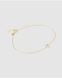 Luna Rae - Solid Gold - Water Element Diamond Bracelet
