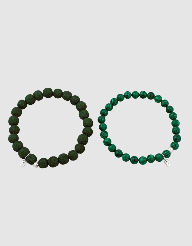 Kuzzoi - ICONIC EXCLUSIVE - Distressed Bead Bracelet Set