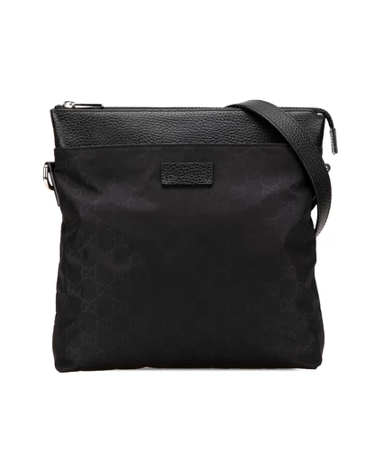 Pre-Loved by Azura Reborn - Pre-Loved GG Nylon Flat Messenger Bag