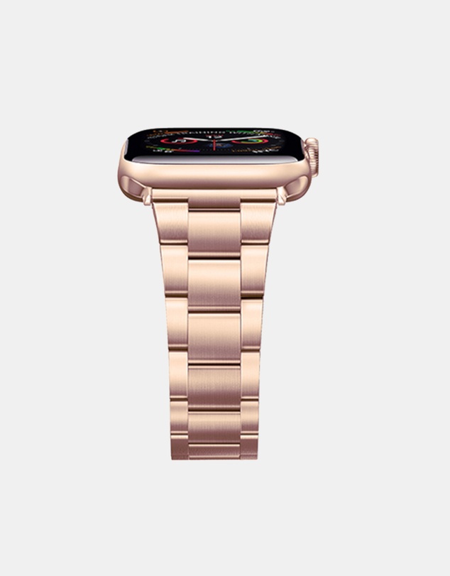 Friendie - Stainless Steel Link Bracelet Band - The Sydney - Apple Watch Compatible