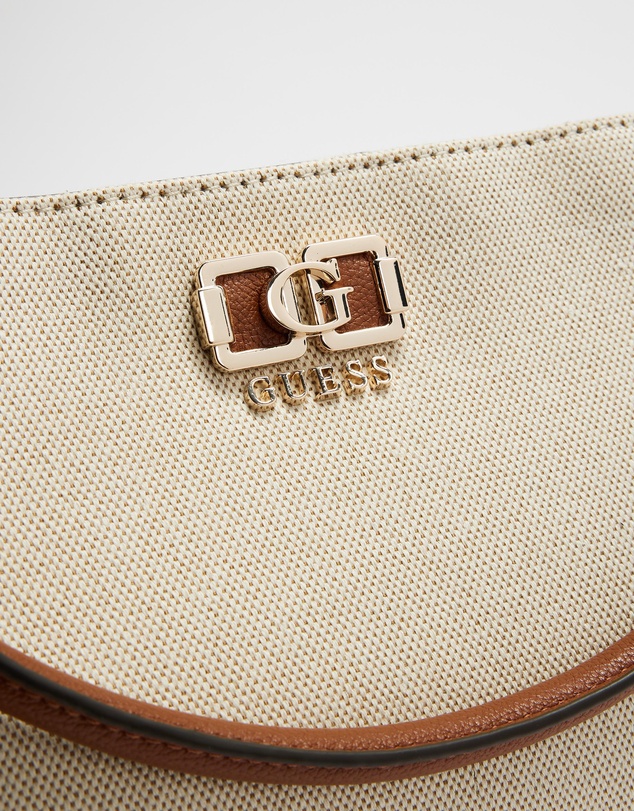 GUESS - Karnilla Girlfriend Satchel Canvas
