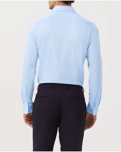 Van Heusen - Solid Colour Textured Shirt