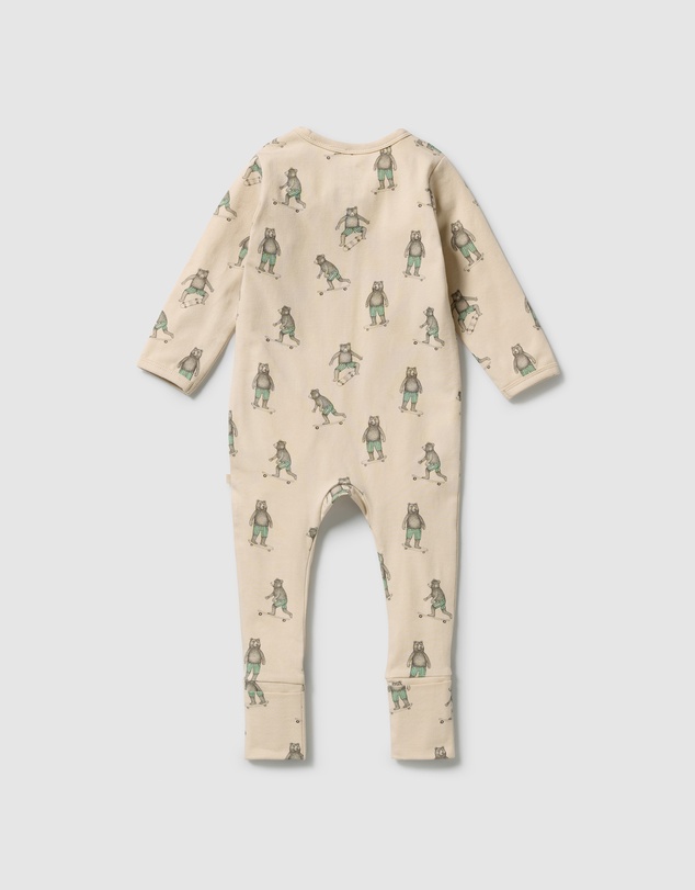 Wilson & Frenchy - Organic Zipsuit with Feet - Babies