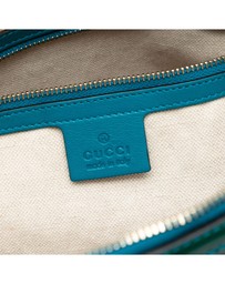 Pre-Loved by Azura Reborn - Pre-Loved Small Microguccissima Bicolor Patent Nice Dome Satchel