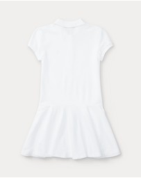 Polo Ralph Lauren - Stretch Mesh Polo Dress - ICONIC EXCLUISVE - Teens
