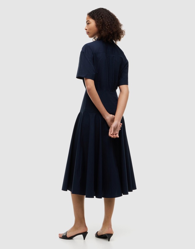 Tommy Hilfiger - Fit And Flare Poplin Midi Shirt Dress