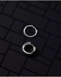 Najo - Aeon Men's Silver Earring