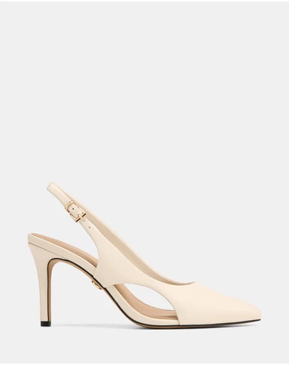 Wittner - Rachel Leather High Slingbacks