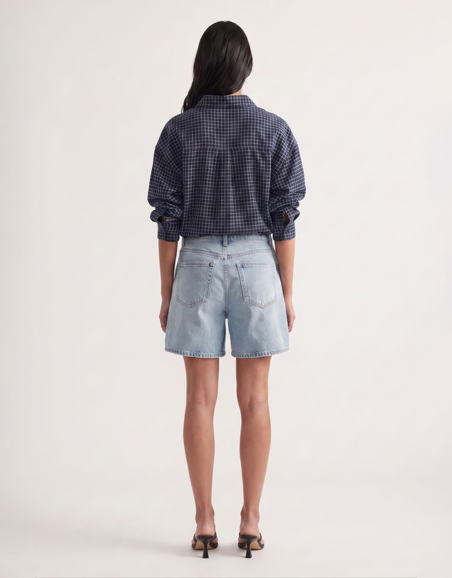Decjuba - Abigail A-Line Denim Shorts