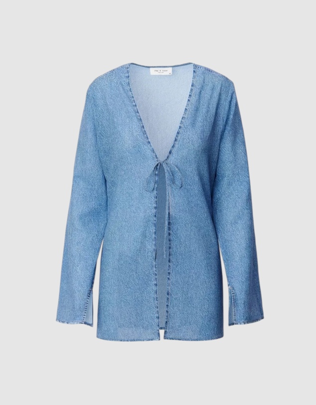 rag & bone - rb Miramar Crinkle Cover Up Top