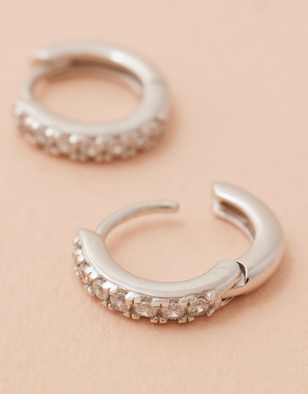 EL&RO Jewellery - April Diamond Birthstone Huggies