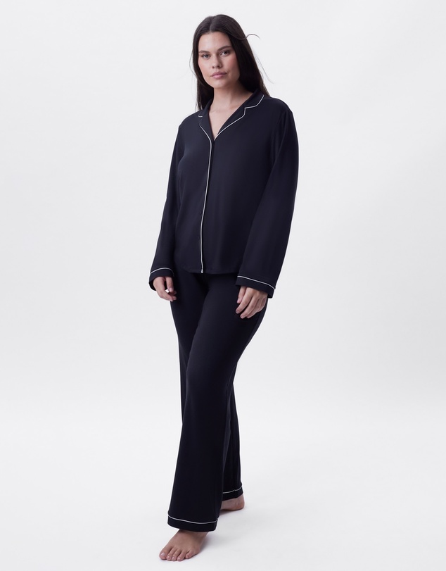 Bras N Things - Emilia Long Sleeve Top - Black