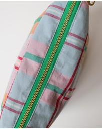 Mosey Me - Confetti Plaid Cosmetic Bag