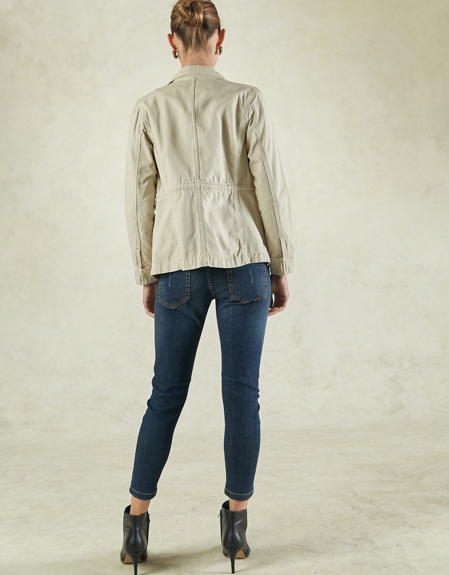 DRICOPER DENIM - Driftwood Foam Utility Jacket