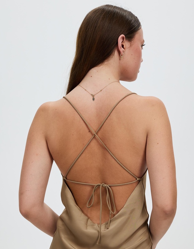 Style Addict - Cross Back Slip Dress