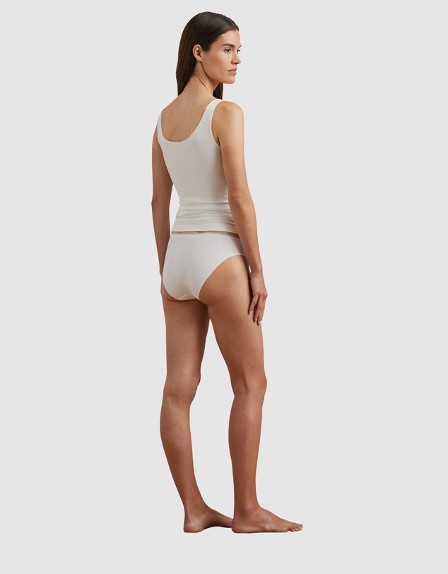 Lauren by Ralph Lauren - Cotton & Lace Scoop Neck Tank Top