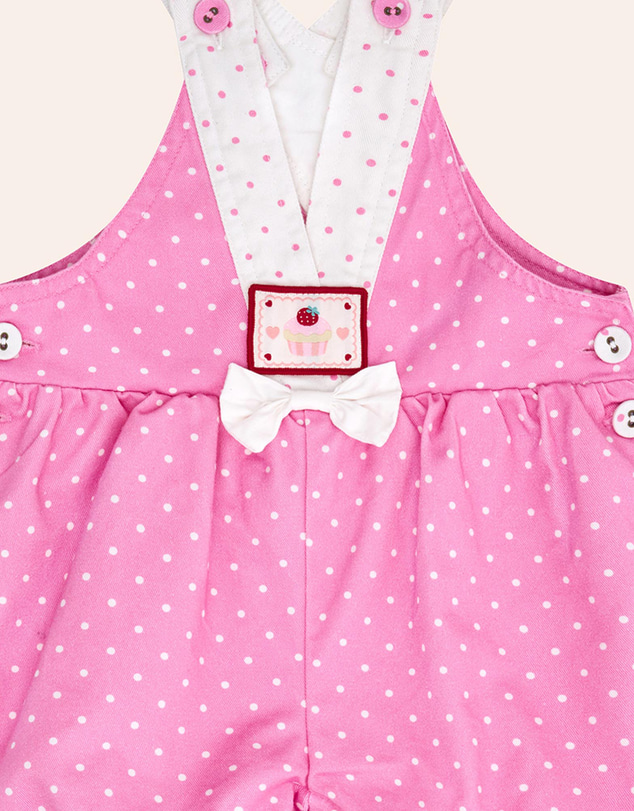 Huxbaby - Icing-On-The-Cupcake Polka Dot Romper - ICONIC EXCLUSIVE - Babies