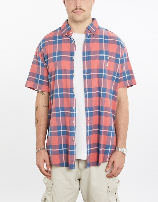 Vintage by The Real Deal - Pre Loved - Vintage 90s Polo Ralph Lauren Short Sleeve Button Up Shirt