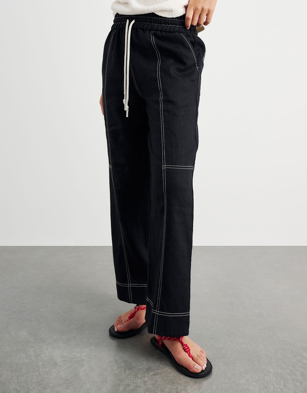 Jag - Sabine Linen Relaxed Leg Pant
