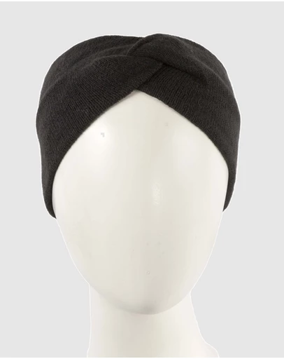 Max Alexander - European Made Black Wool Headband