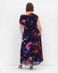 City Chic - Vivid Floral Maxi Dress
