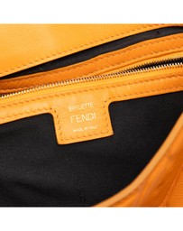 Pre-Loved by Azura Reborn - Pre-Loved Zucca Embossed Leather Baguette Satchel