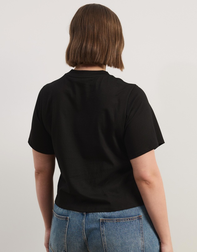 Atmos&Here Curvy - Lorrie Twist Waist T-Shirt