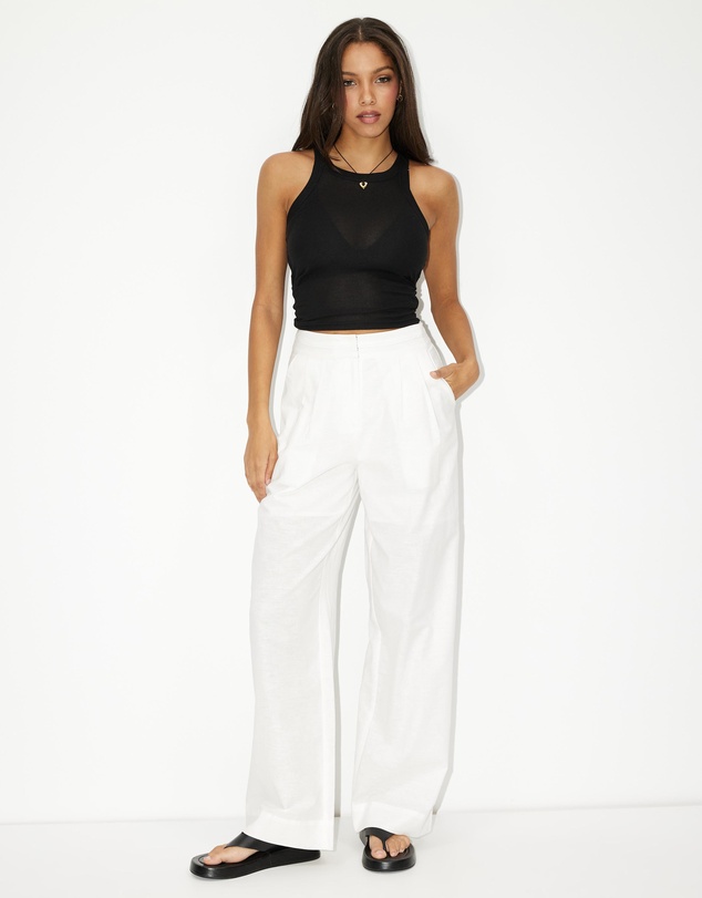 Dazie - Laurel Linen Blend Pants