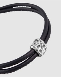 Haze & Glory - ICONIC EXCLUSIVE - Bracelet Daily Dan Leather 925 Sterling Silver