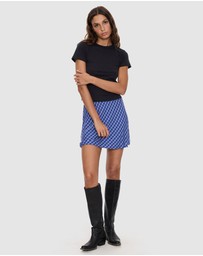 Thrills - High Speed Check Mini Skirt