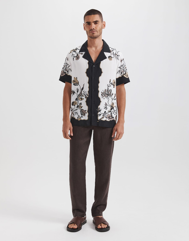 SABA - Saville Short Sleeve Resort Print Shirt