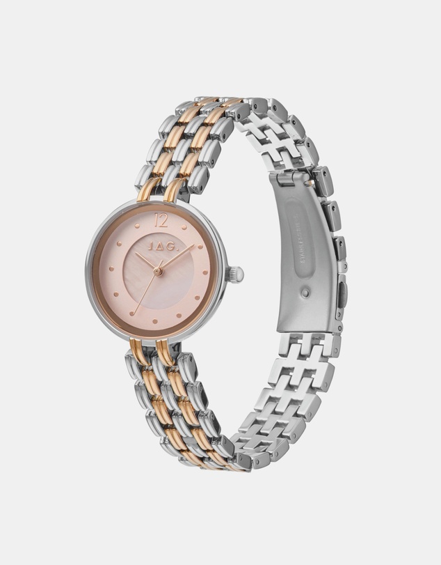 Jag - Iluka Womens Pink MOP Dial 30mm Two-Tone Watch