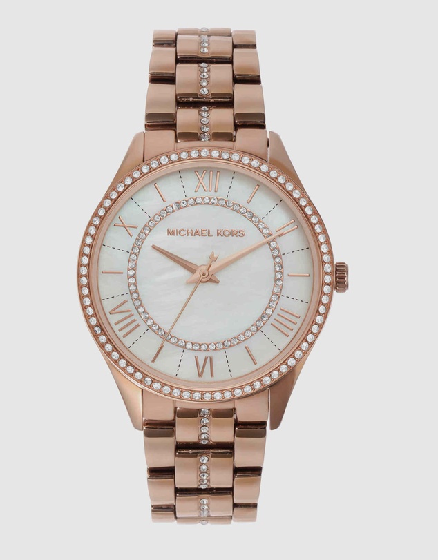 Michael Kors - Lauryn Rose Gold Tone Analogue Watch