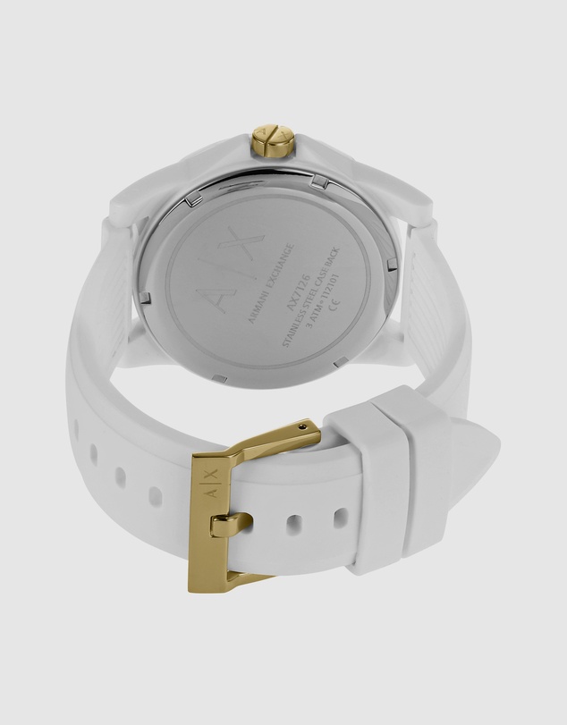 Armani Exchange - White Analogue Watch Set