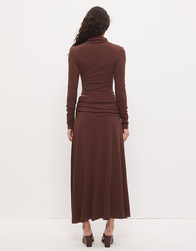 MON RENN - Farah Draped Skirt