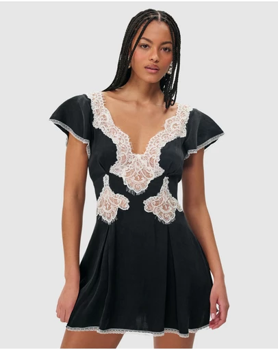 For Love & Lemons - Luna Rose Mini Dress