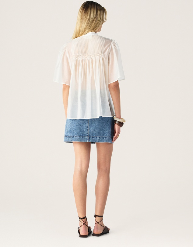MOS The Label - Romy Short Sleeve Blouse