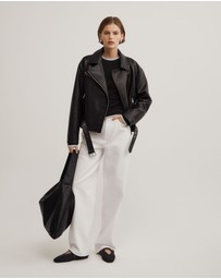 Witchery - Contrast Trim Long Sleeve Top