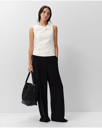 UNISON - Knot Detail Sleeveless Tee