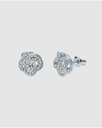 Ted Baker - Florine Crystal Flower Stud Earrings