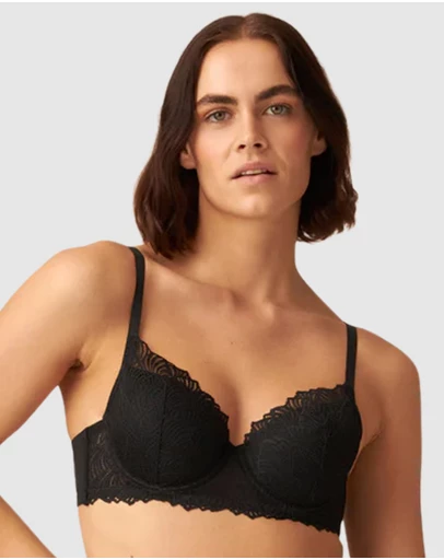 Naturana - The Friday Recycled Lace Lined Underwire Bra