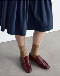 & Other Stories - Square-Toe Leather Loafers