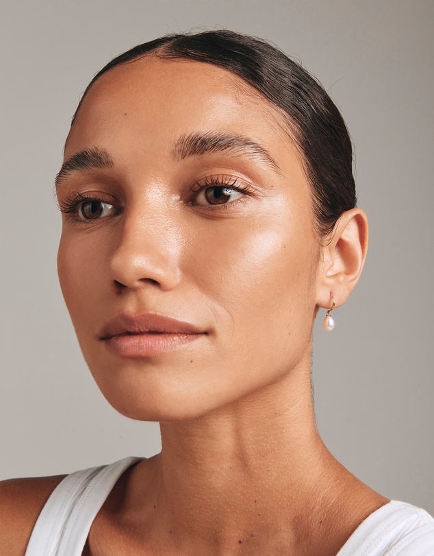 Michael Hill - Drop Earrings with Cultured Freshwater Pearl in 10kt Yellow Gold