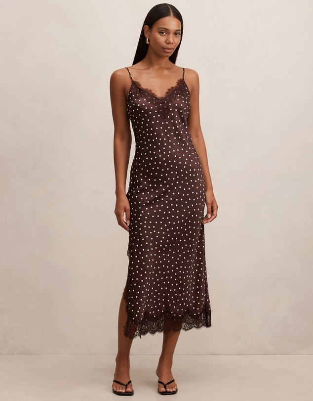Forever New - Jess Lace Trim Midi Dress