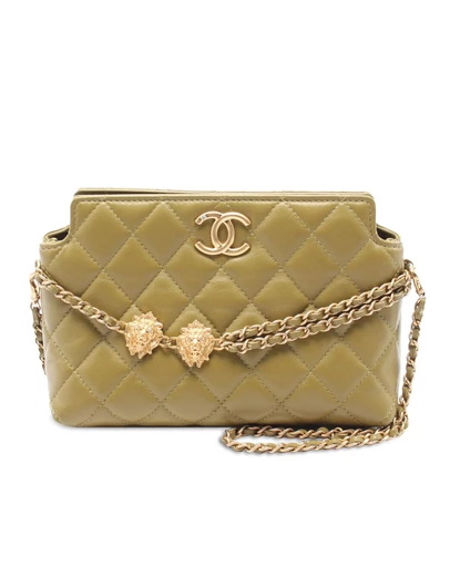 Pre-Loved by Azura Reborn - Pre-Loved chanel Chain Bag Lion Head Detail