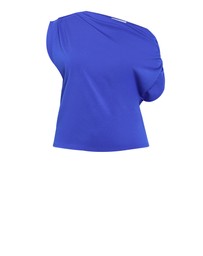 City Chic - Plus size Imani Off Shoulder Top - ocean blue