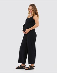 Ripe Maternity - Bobby Rib Jumpsuit