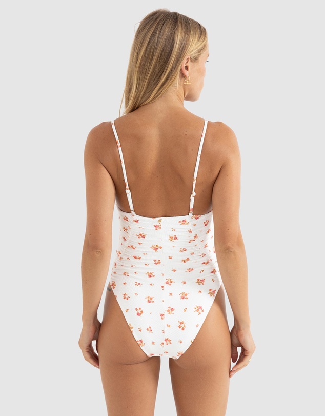 Rhythm - Rosie Floral Scrunched Side One Piece