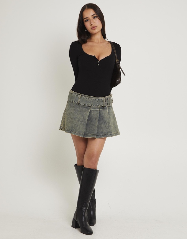 Insight - Autry Pleat Mini Skirt