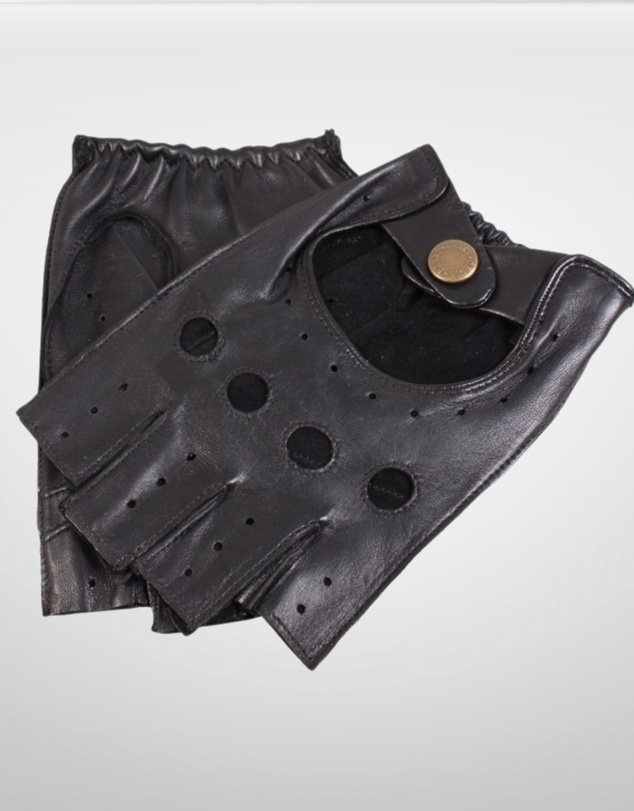 DENTS - Snetterton Fingerless Leather Driving Gloves